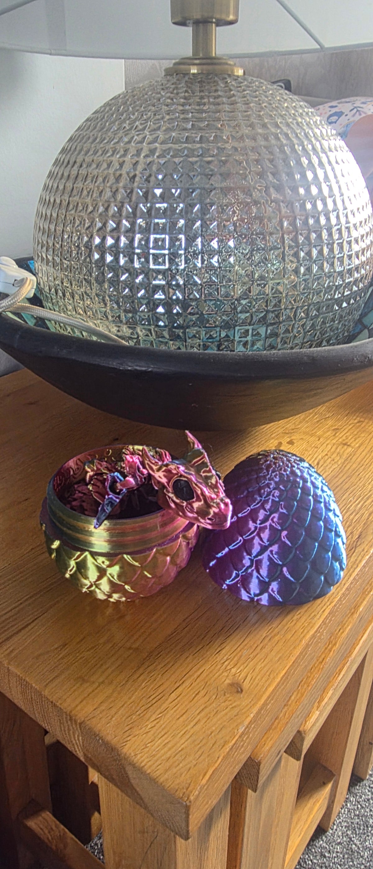 Dragon Egg with Mini Articulated Dragon