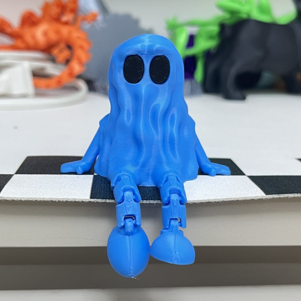 3D Printing Halloween Ghost Movable Joint Ornaments