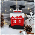 Santa Chimney Christmas Countdown Calendar | 3D Printed Xmas Advent | Festive Decoration | Days Until Christmas Display