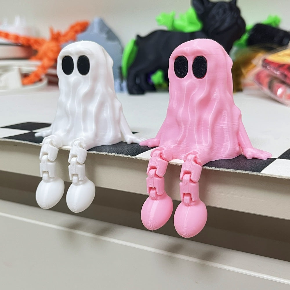 3D Printing Halloween Ghost Movable Joint Ornaments
