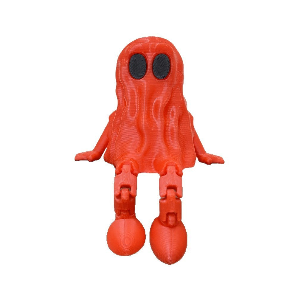3D Printing Halloween Ghost Movable Joint Ornaments