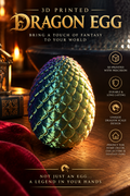 Dragon Egg with Mini Articulated Dragon