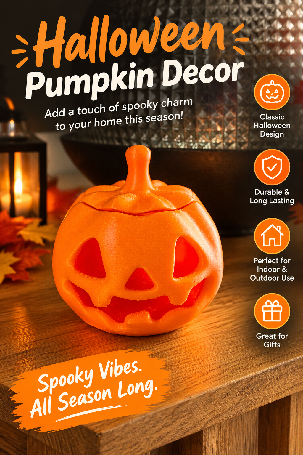 Pumpkin Tealight Lantern