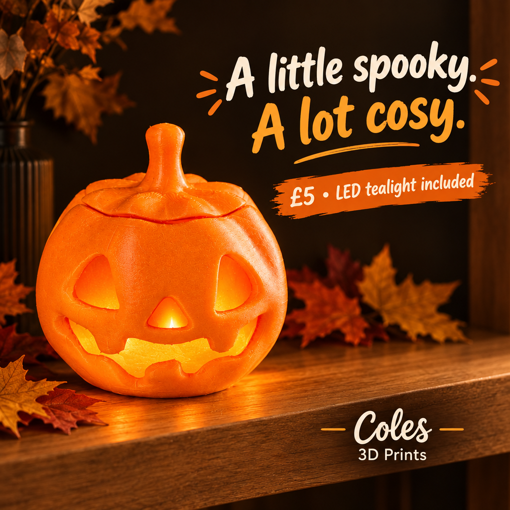 Halloween campaign image for Coles 3D Prints